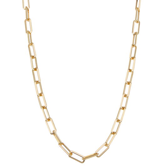 Nine West Gold Tone Link Collar Necklace