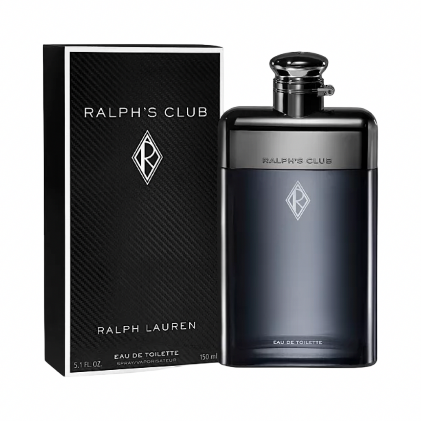 Ralph Lauren Eau de Toilette Recarregável Spray Ralph's Club para Homem, 5.1 oz
