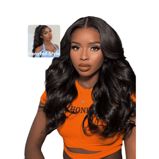 UNice Invisible Strap 360 Lace Body Wave Wig All Head Size Friendly