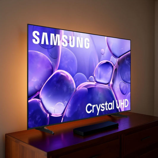 Samsung 43" Class Crystal UHD U8000FB 4K Smart TV 2025 (UN43U8000FBXZA) - Premium 4K Entertainment